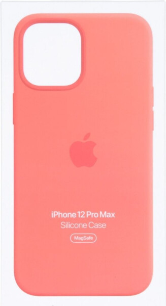 Apple Silikon Case mit MagSafe (iPhone 12 Pro Max) Zitruspink, Bild 3
