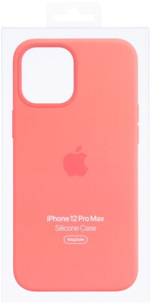 Apple Silikon Case mit MagSafe (iPhone 12 Pro Max) Zitruspink, Bild 7