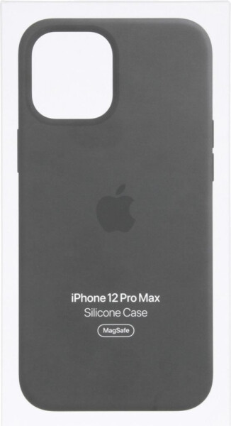 Apple Silikon Case mit MagSafe (iPhone 12 Pro Max) Schwarz, Bild 4
