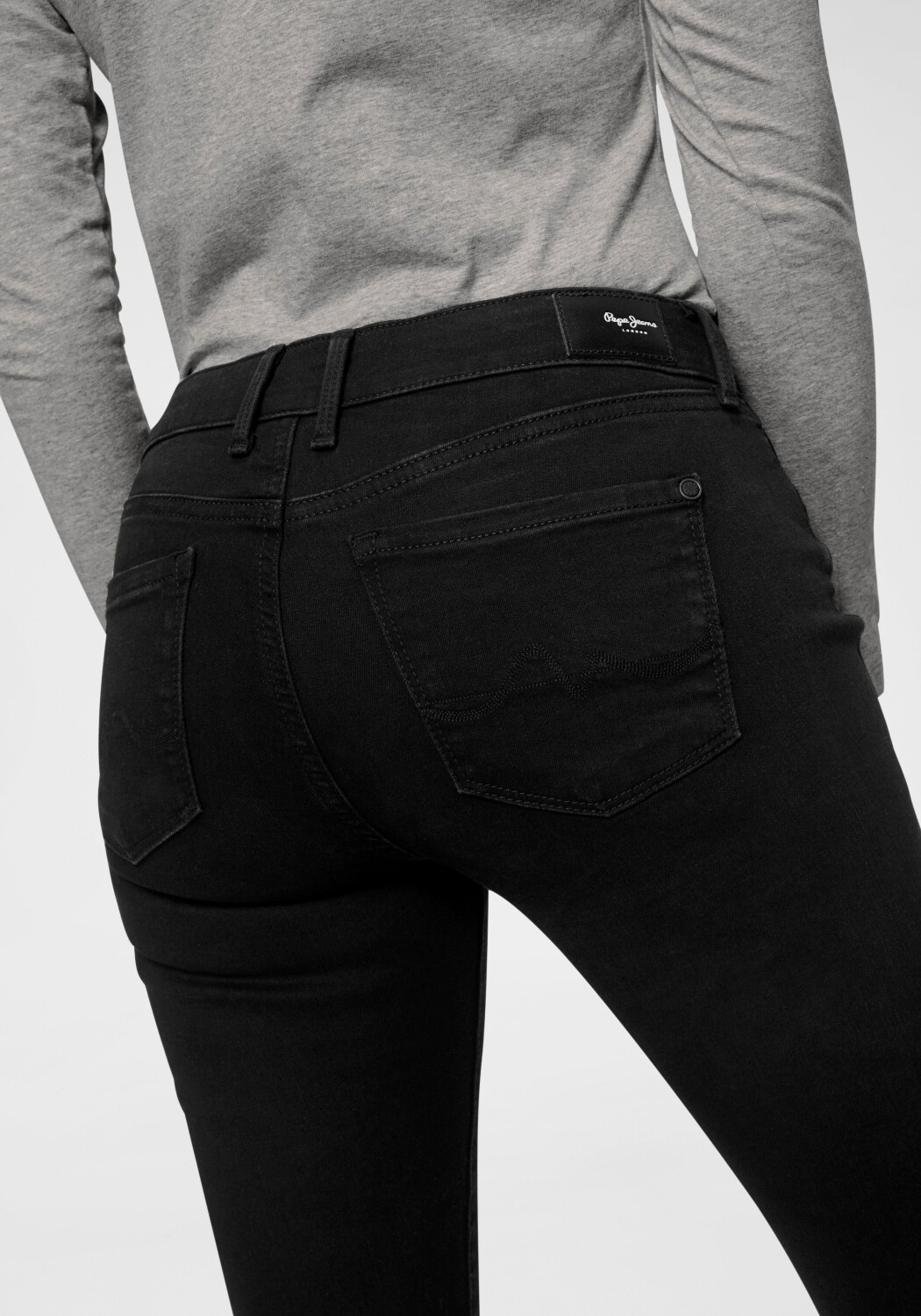 Pepe Jeans Soho Slim Fit Mid Waist Jeans S98 black denim ab 39,28 € |  Preisvergleich bei