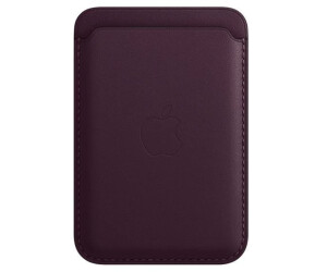 Porte-cartes magnétique wallet en cuir - Compatible avec Apple