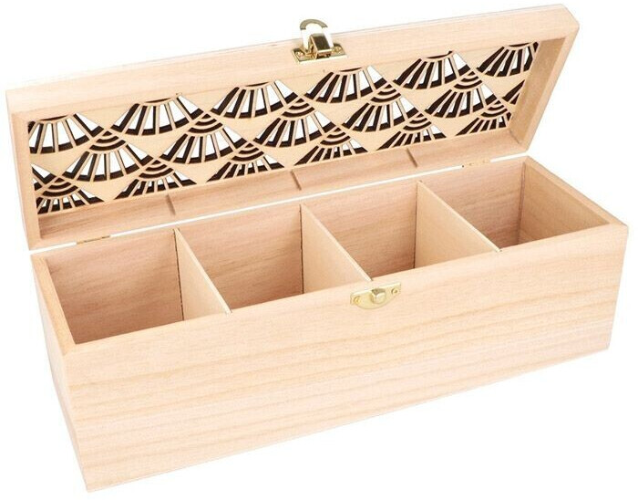 Artemio Boîte à thé en bois à customiser