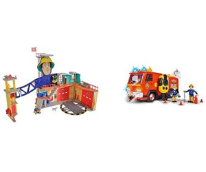 Simba - Sam le Pompier - Ultimate Jupiter - Camion Pompier avec  Talkie-Walkie + 1 Figurine - Sons et Lumières - Fonction Jet d'Eau - Piles  Incluses - 109251098038 : : Jeux et Jouets