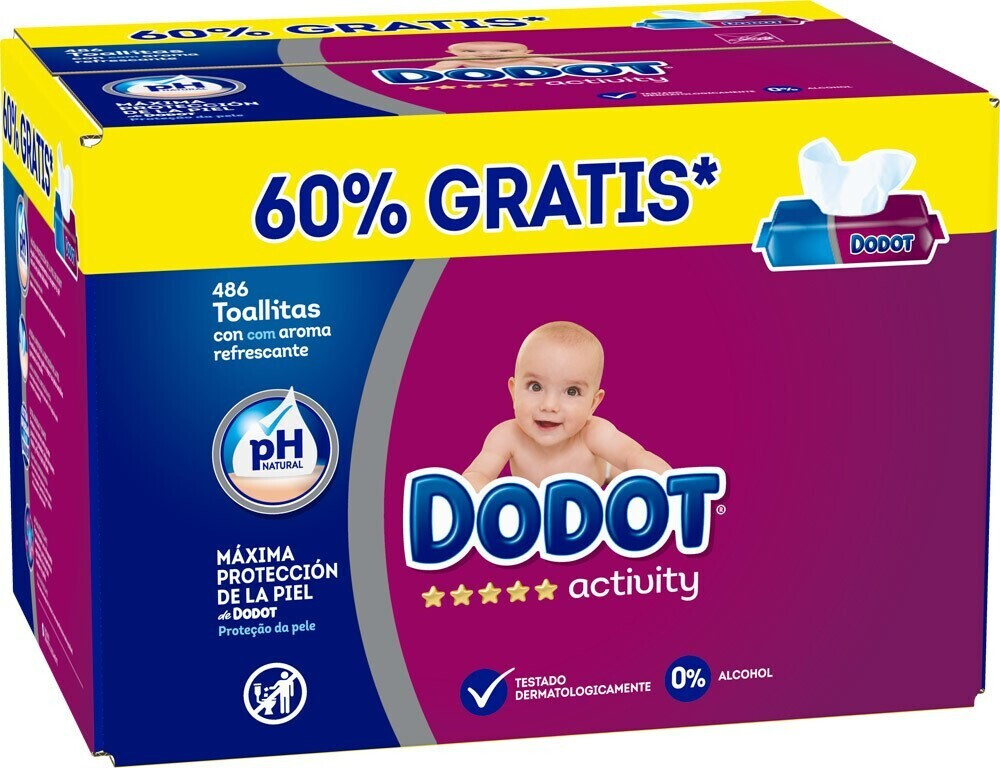 Dodot Wipes Activity (486 units)