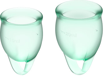 Satisfyer Feel Confident Menstrual Cup (15 ml + 20 ml)