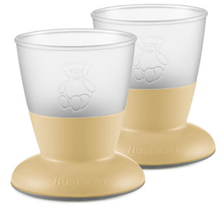 Babybjörn Child's Mug 2er - Set from8. Month pastelgelb - Gr. bis 125ml