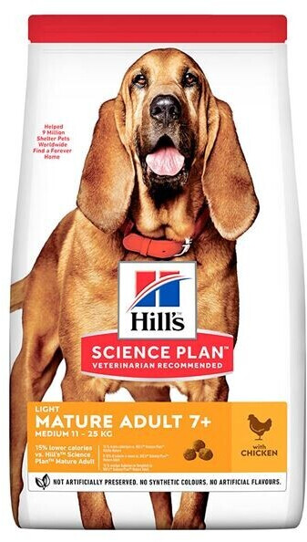 Hill's Science Plan Canine Mature Adult 7+ Light poulet (14 kg)