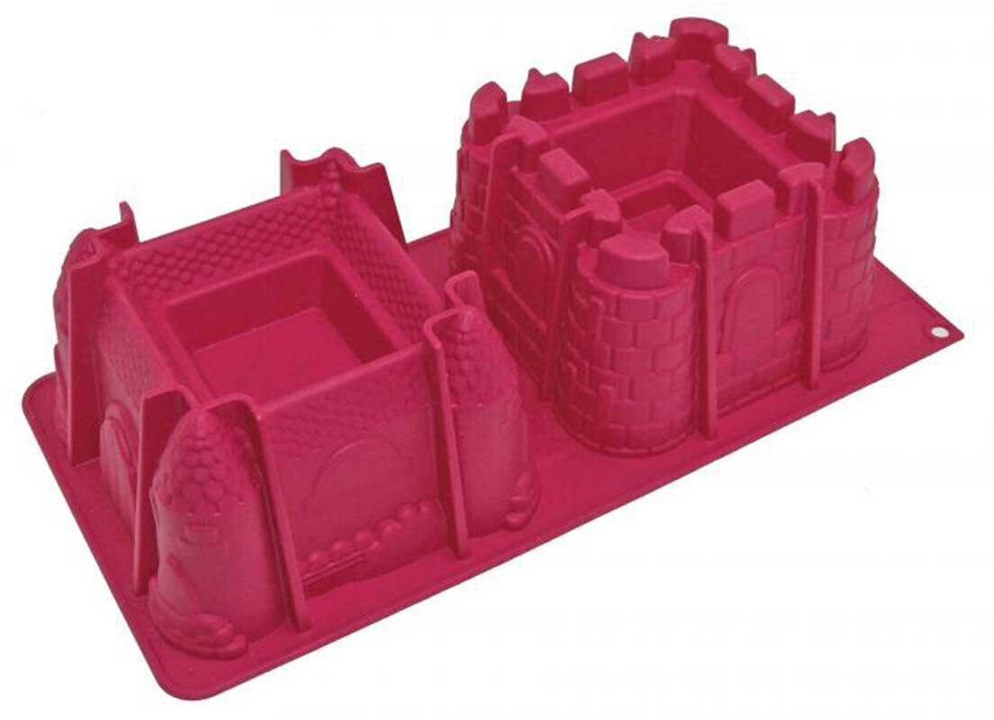 ScrapCooking Moule à gâteaux silicone 2 châteaux
