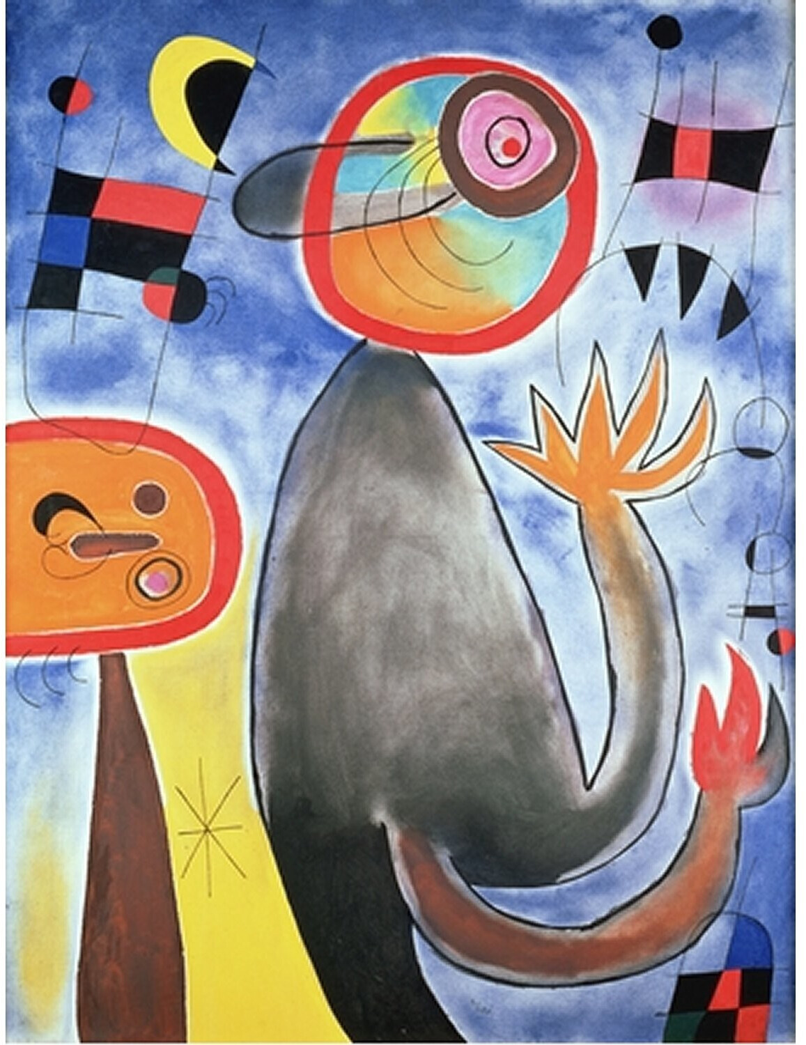 Puzzle Michèle Wilson Joan Miro Échelles en Roue de Feu (12 pièces)