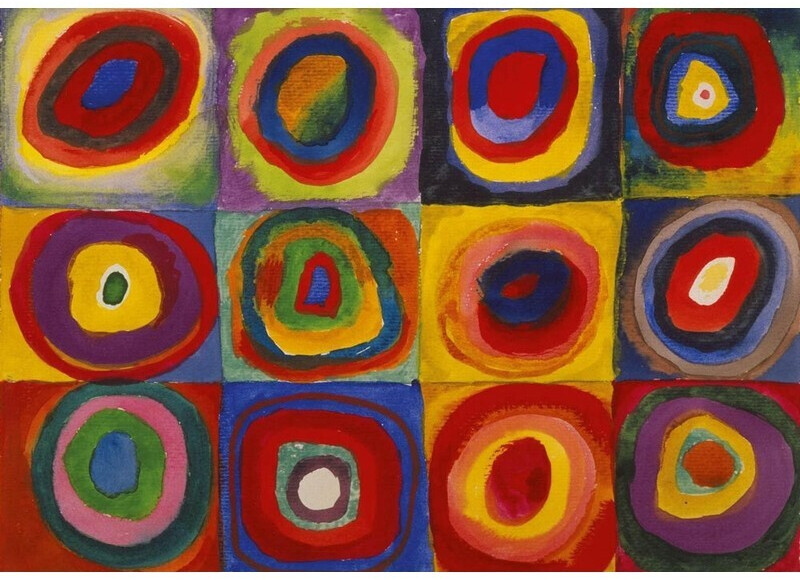 Puzzle Michèle Wilson Kandinsky Color Study (12 pièces)