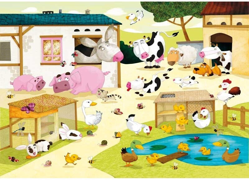 Puzzle Michèle Wilson La Ferme (12 pièces)