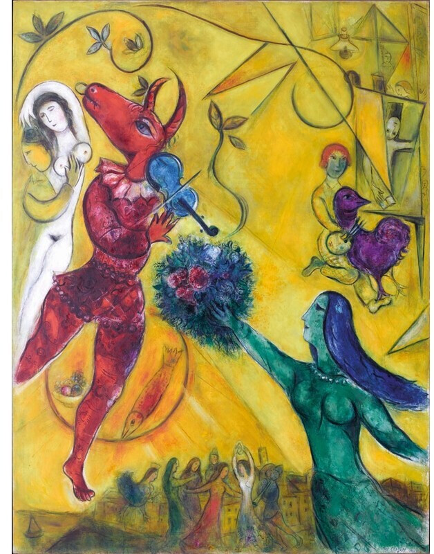 Puzzle Michèle Wilson Marc Chagall La Danse (12 pièces)