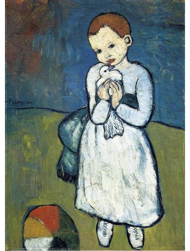 Puzzle Michèle Wilson Pablo Picasso L'Enfant à la Colombe (24 pièces)