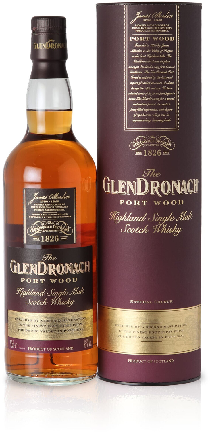 Glendronach 10 Years Port Wood Speyside Single Malt Scotch Whisky 0,7l 46%
