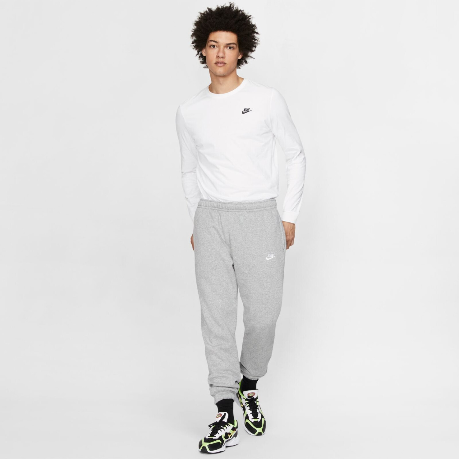 Nike Sportswear Pantalon de survêtement - dark grey heather/gris foncé 
