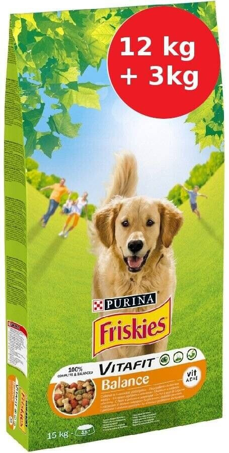 Friskies Balance croquettes pour chien poulet/boeuf