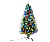 HomCom Artificial Christmas Tree LED Multicolored Lights With Base (830-017)