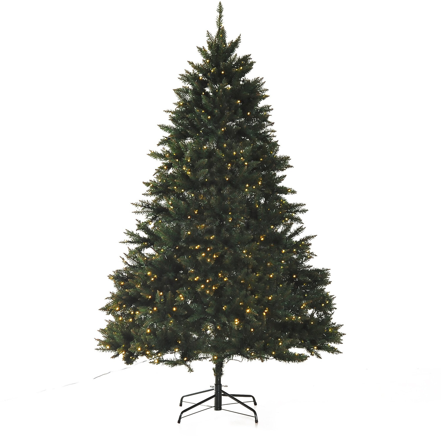 HomCom Sapin de Noël artificiel lumineux 2154 branches