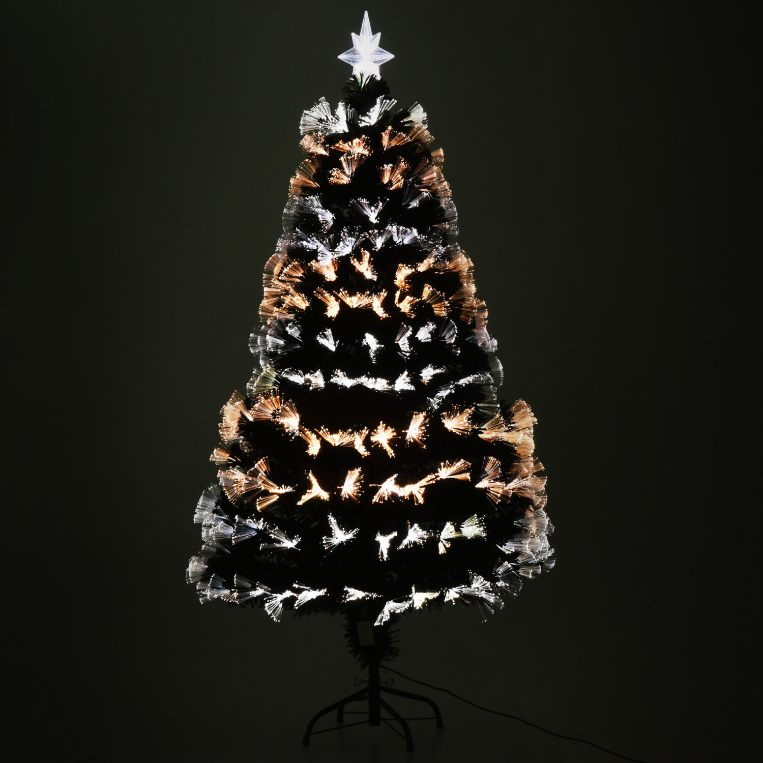 HomCom Sapin de Noël artificiel lumineux LED 170 branches