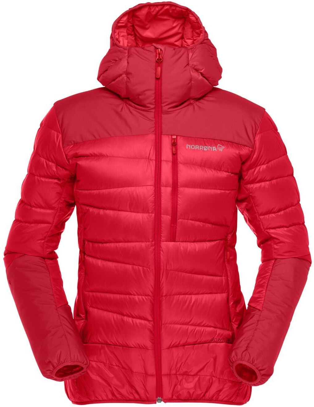 Norrøna Falketind Down 750 Hood Jacket Women true red