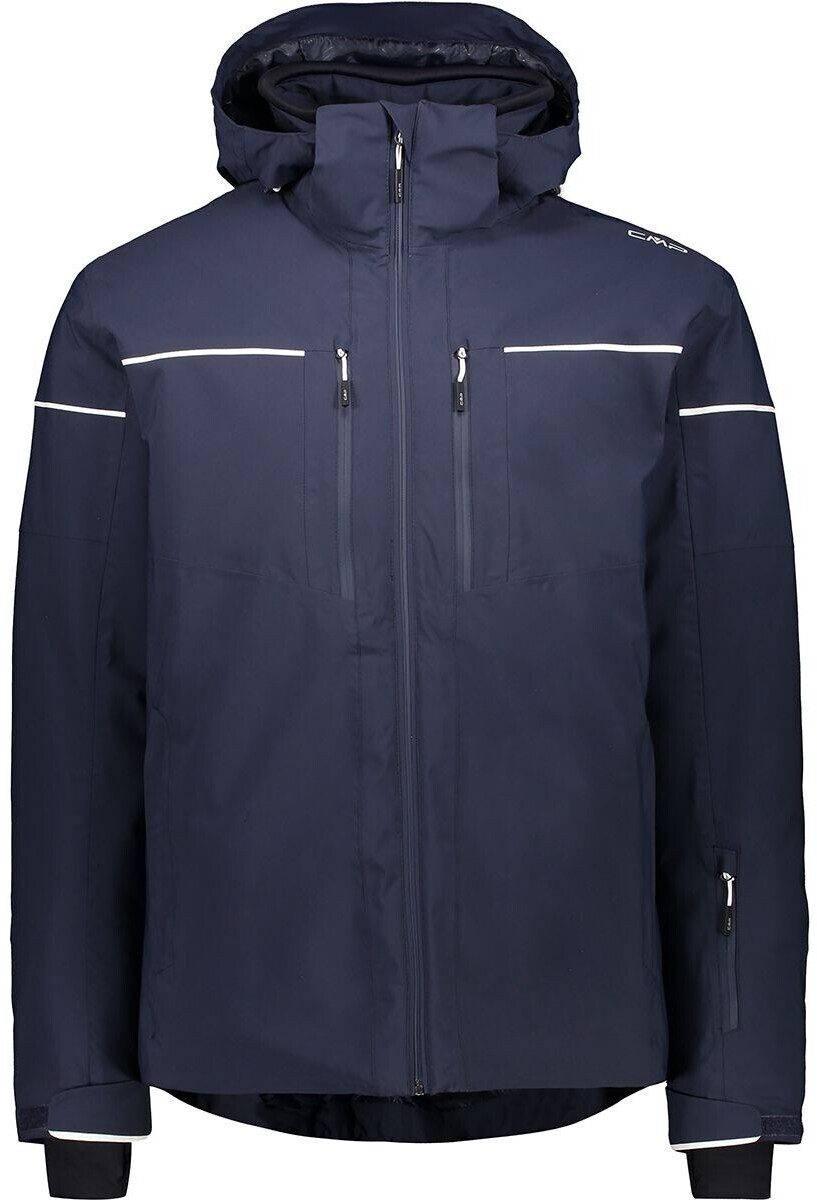 CMP Man Jacket Zip Hood (30W0407) black blue