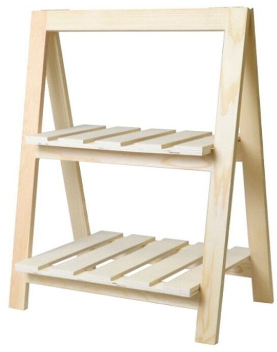 Artemio Étagère en bois 2 niveaux 25 x 41 x 51 cm