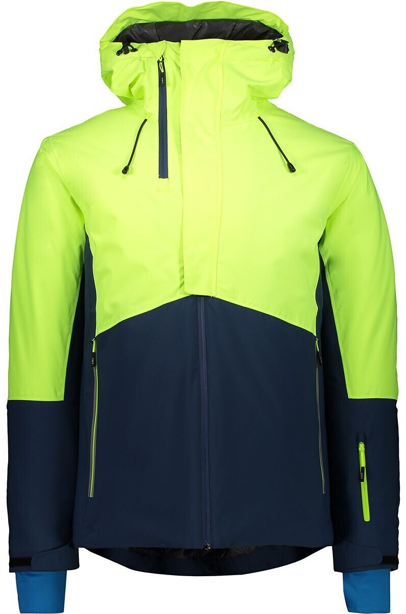 CMP Man Mid Jacket Fix Hood (39W1527) yellow fluo
