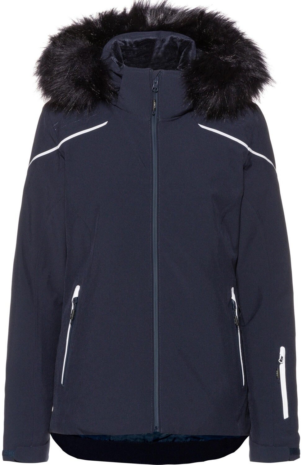 CMP Woman Jacket Zip Hood (39W1586F) black blue
