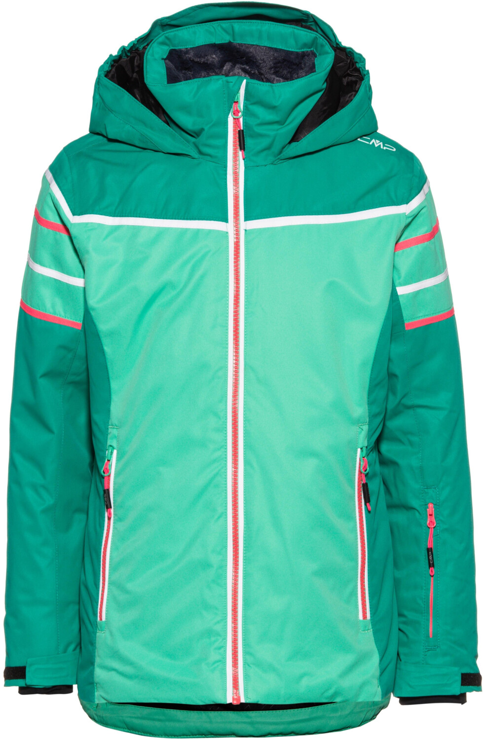 CMP Girl Jacket Fix Hood (39W2025) aquamint