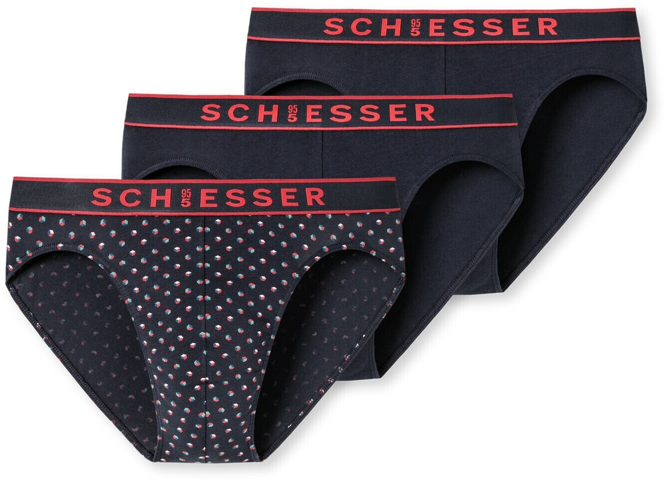Schiesser 3Pack Rio Slip (171884) dark blue ab 19,95