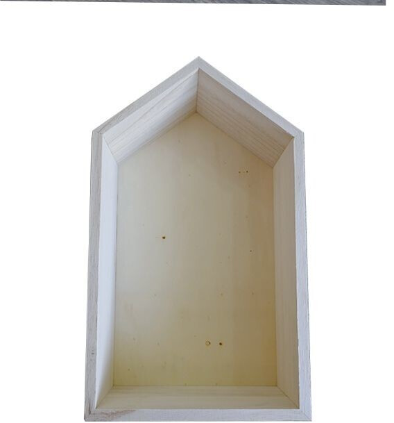 Artemio Étagère maison en bois 30,5 x 18 x 10 cm