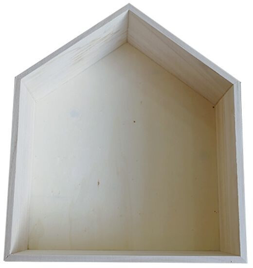 Artemio Étagère maison en bois 35 x 30 x 10 cm