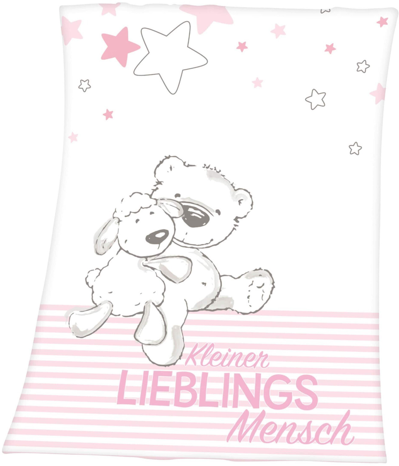 Baby Best Baby Blanket Little favourite person pink