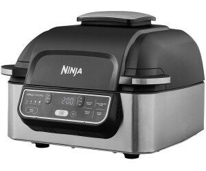 Ninja Foodi MAX PRO Grill, Plancha et Friteuse à air avec sonde de cuisson  numérique, 3,8L, 7 en 1, Grill, Air Fryer, Cuire, Rôtir et plus, Pièces