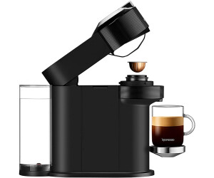 Kapselerkennung durch Barcode Krups XN9108 Nespresso Vertuo Next Kaffeekapselmaschine 6 Tassengrößen aus 54 % recyceltem Kunststoff Power-Off Funktion Classic Black 1,7 Liter Wassertank 