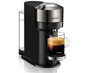 6 Tassengrößen Power-Off Funktion Krups XN910C Nespresso Vertuo Next Kaffeekapselmaschine 1,7 Liter Wassertank Dark Chrome Kapselerkennung durch Barcode aus 54 % recyceltem Kunststoff 