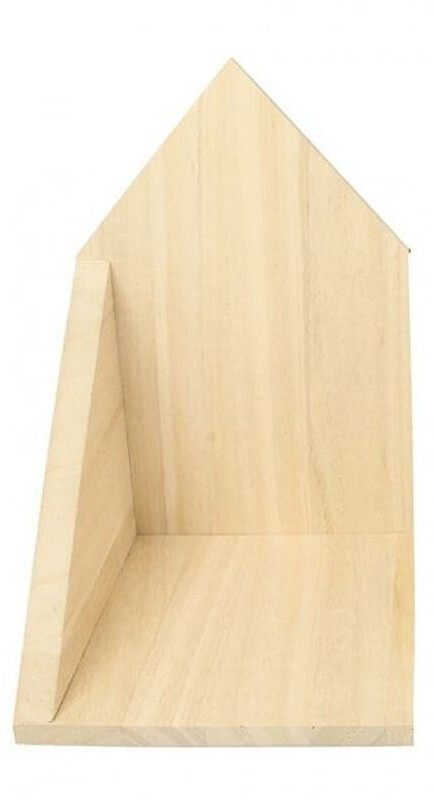 Artemio Étagère d'angle en bois 14,7 x 22 cm (ouverture à droite)