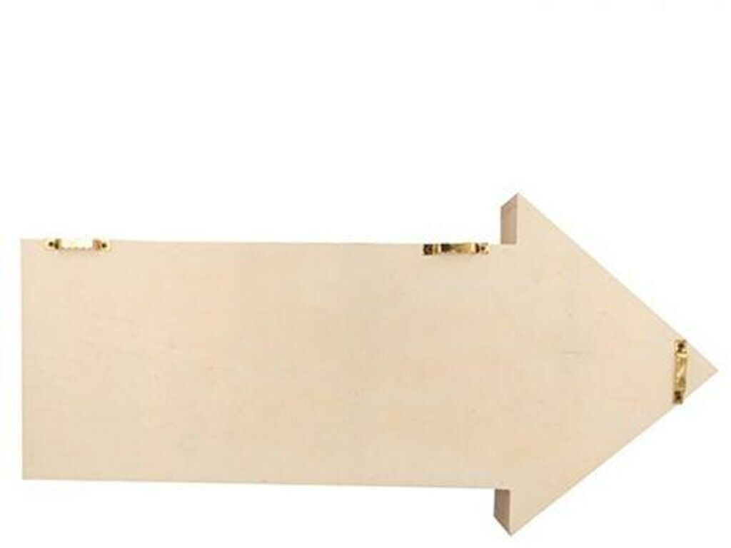 Artemio Étagère flèche en bois 40 x 20 x 7 cm
