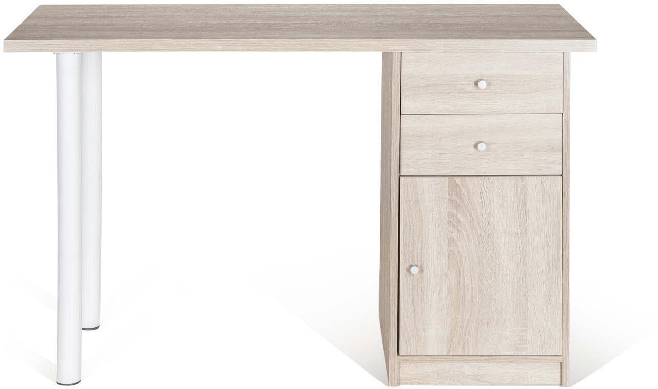 HJH Office Easy Work 120x50cm oak/white