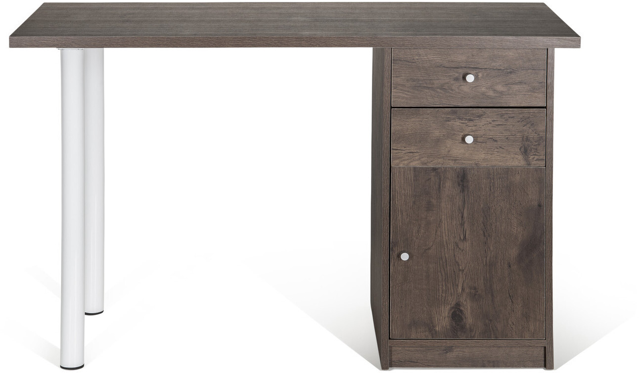 HJH Office Easy Work 120x50cm walnut/white