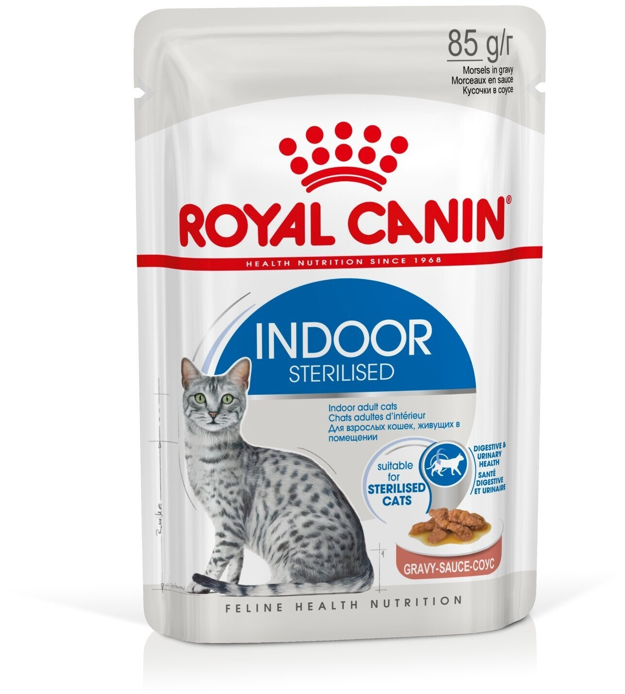 Royal Canin Indoor Sterilised in Gravy 12x85g