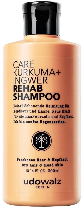 Photos - Hair Product Udo Walz powered by Imetec  Care Kurkuma + Ingwer Rehab Shampoo (3 