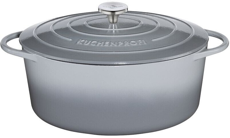 Küchenprofi Provence Roaster oval 33 cm gray