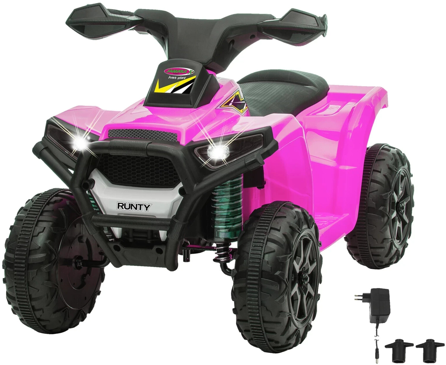 Jamara Ride On Mini Quad Runty Pink/Black
