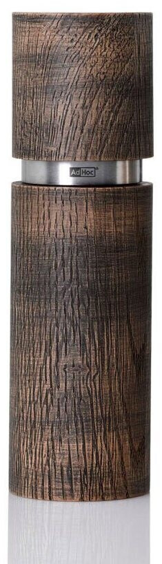 AdHoc Salt and pepper mill Textura Antique Grande Brown