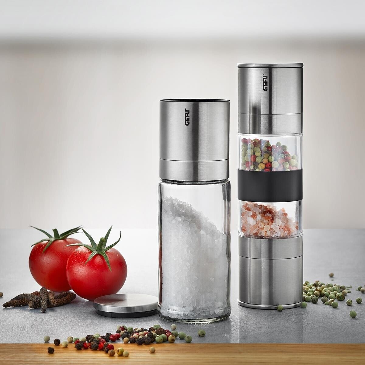 Gefu Salt / pepper mill double mill Lamola 2 in 1