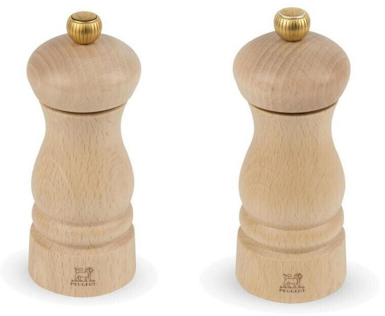 Peugeot Duo de moulins poivre et sel Clermont 13cm bois Nature