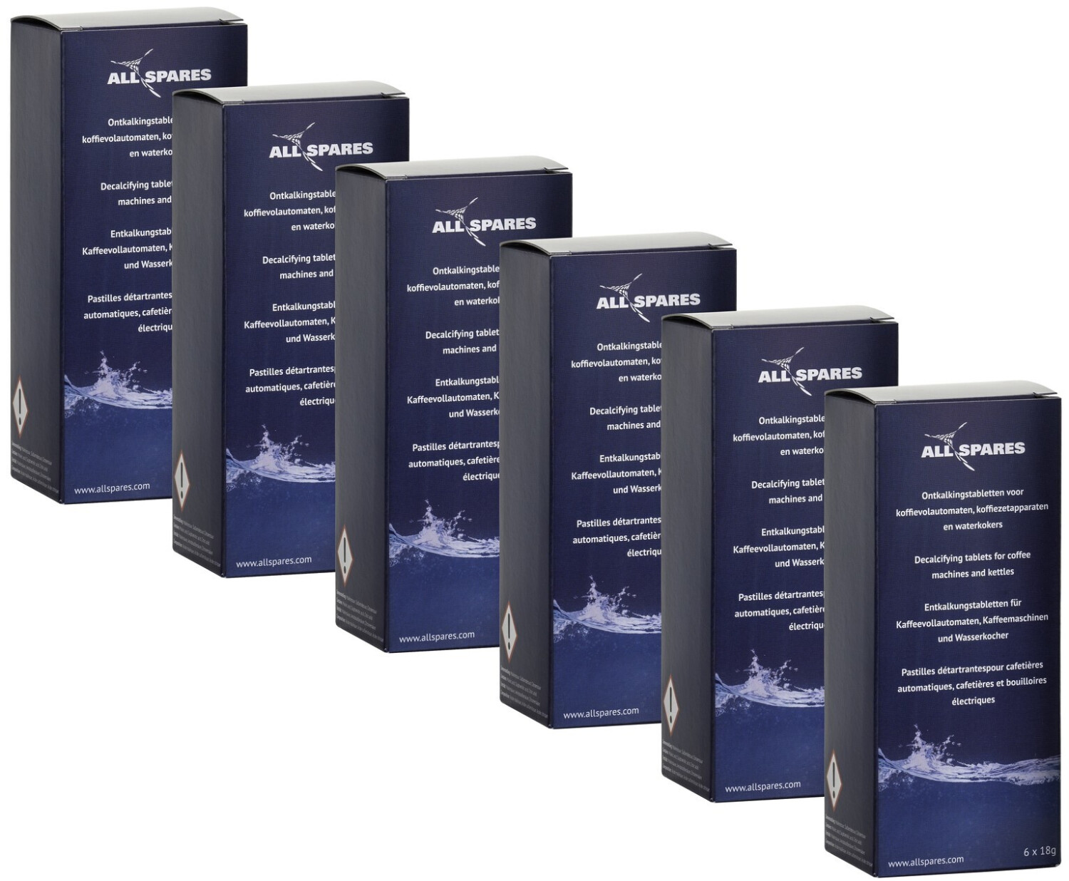 AllSpares Decalcifying tablets (36 pieces) for Bosch / Neff / Gaggenau / Neff / Siemens / 310967 / TCZ6002 / TZ60004
