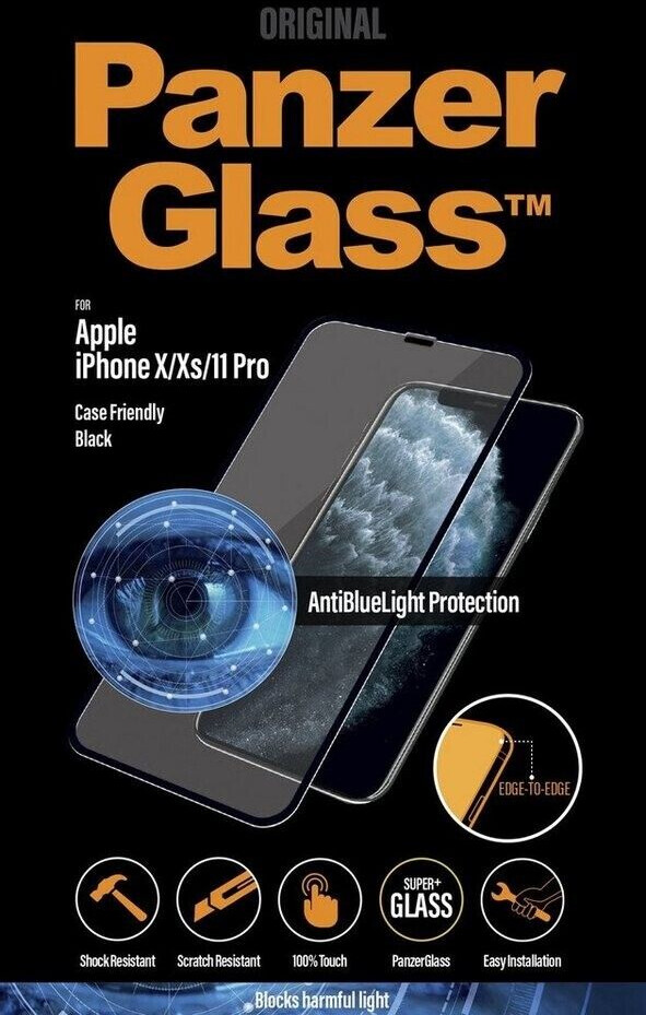 PanzerGlass Screen Foil Apple iPhone 11 Pro#Apple iPhone X#Apple iPhone Xs (5711724026867)