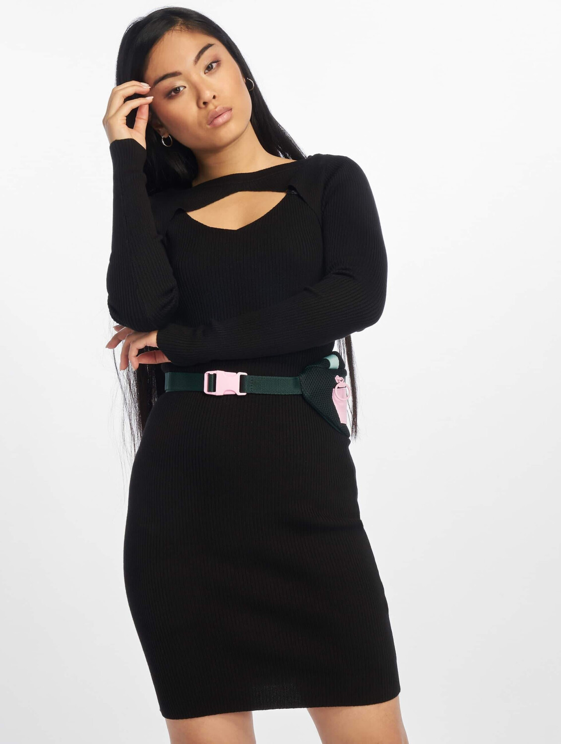 Urban Classics Cut Out Dress black (TB1742BLK)